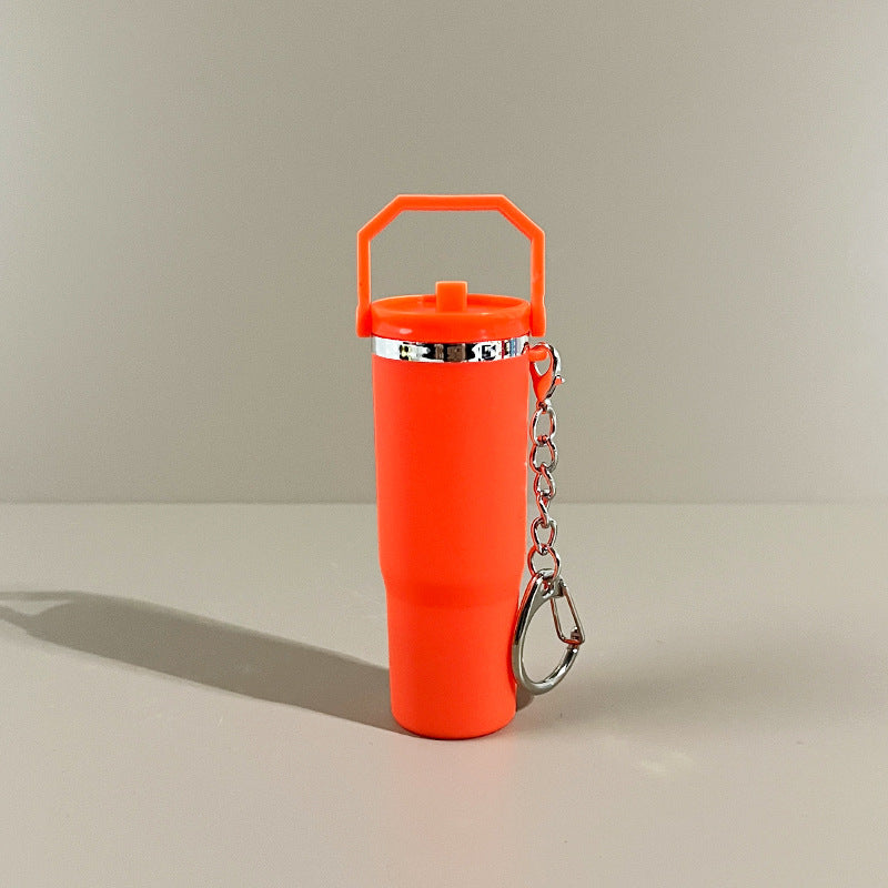 Wholesale Ice Cup Mini Tumbler Cup Keychains with Key Chain Pendant Can Put Lipstick Backpack Small Pendant Can Wrap